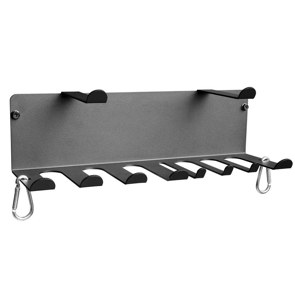 Lovind Resistance Band Rack, Wall-Mounted, 41.9 cm, Black