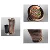 MYBA Stainless Steel Trash Can with Removable Inner Bin and Top Ashtray, Gold view 3