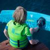 Children's Green Neoprene Swim Vest view 3
