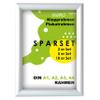 INMO A2 Aluminum Snap Frame with APET/Acrylic Sheet, Silver, 44.8 x 62.5 cm view 1