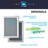 INMO A2 Aluminum Snap Frame with APET/Acrylic Sheet, Silver, 44.8 x 62.5 cm view 2