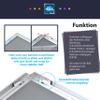 INMO A2 Aluminum Snap Frame with APET/Acrylic Sheet, Silver, 44.8 x 62.5 cm view 3