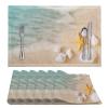 HUGSIDEA Starfish and Seashell PVC Placemats, 30.5 x 45.7 cm, Set of 6 view 1