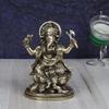 Artvarko Brass Ganesha Seated on Lotus, 12.7 cm view 1