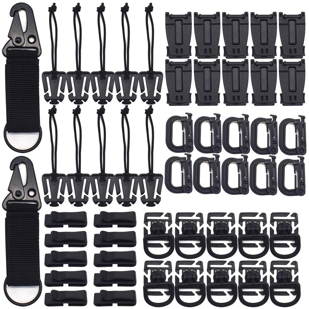 RoadLoo 52-Piece Tactical Accessory Attachment Kit