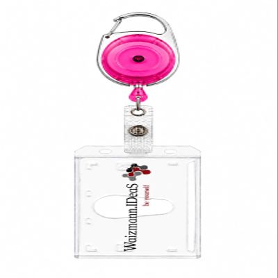 1x ID Badge Set with Badge Reel and Vertical Card Holder