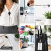 1x ID Badge Set with Badge Reel and Vertical Card Holder view 3