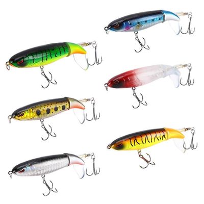 Pencil Popper Fishing Lure Set, 6-Piece