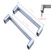 KEABATH 2-Pair Shower Door Handle Knobs, Chrome ABS, 145 mm Hole Center view 3