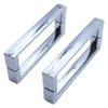 KEABATH 2-Pair Shower Door Handle Knobs, Chrome ABS, 145 mm Hole Center view 4