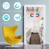 WAFWYY Magnetic Insect Screen Door, Automatic-Closing Mosquito Net for Balcony and Basement Doors, No-Drill Adhesive Installation view 3