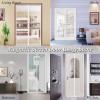 WAFWYY Magnetic Insect Screen Door, Automatic-Closing Mosquito Net for Balcony and Basement Doors, No-Drill Adhesive Installation view 4