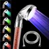MEISO Shower Head with Hose, 7-Color LED, Water-Saving view 1