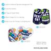 Monster-Themed Reading Brag Tags Value Pack: 100 Tags + 25 Made-in-USA, Hypoallergenic... view 3