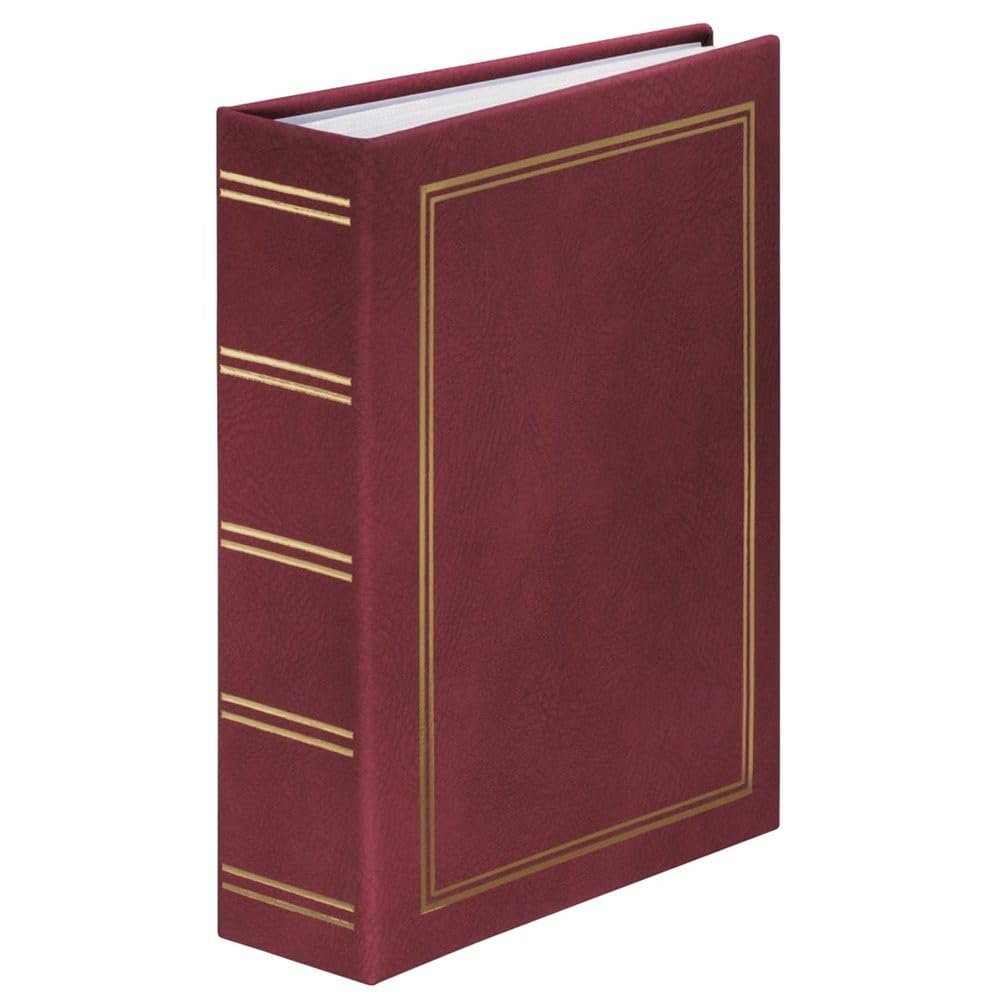 “London” Slip-In Photo Album for 200 Photos, 9 x 13 cm, Bordeaux