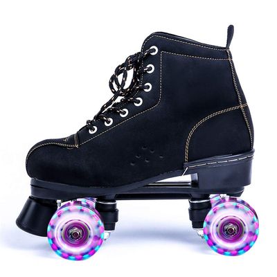 SXFJF Classic Quad Roller Skates for Women and Men, High-Top Indoor/Outdoor, Size 38