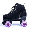 SXFJF Classic Quad Roller Skates for Women and Men, High-Top Indoor/Outdoor, Size 38 view 1