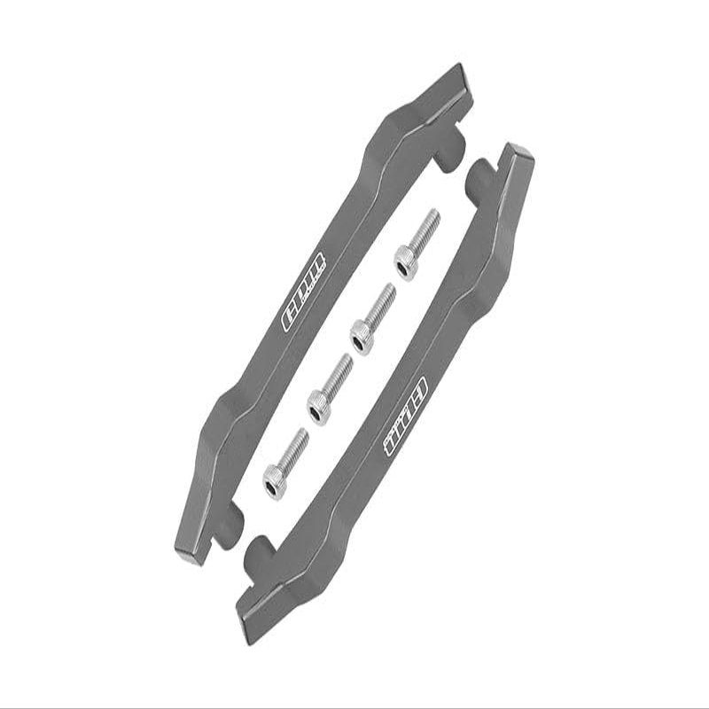 Aluminum Roof Skid Plate for Traxxas HOSS 4X4 VXL (90076-4), 6-Piece Set, Gray Silver