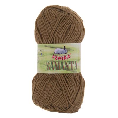 10 x 50 g Samanta Solid-Color Knitting Yarn, Color Choice