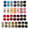 10 x 50 g Samanta Solid-Color Knitting Yarn, Color Choice view 3