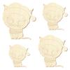 Wooden Christmas Cat V1 – Craft Decor, 5–50 cm, 1 Piece, 27 cm High view 2