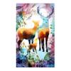 BAJIE Hand-Painted Abstract Deer Oil Painting on Canvas view 1