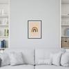 Nacnic Abstract Poster of Soles and Moons, Brown Celestial Bodies, “Celestial 5” Display Box, A4 with Frame view 4