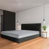 Waterproof Fitted Sheet for Children & Adults, Gray, 140 x 190–200 cm view 4