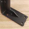 Yanty 45 cm Heavy-Duty Wall-Mounted Shelf Bracket, Black Solid Steel, Up to 400 kg view 3