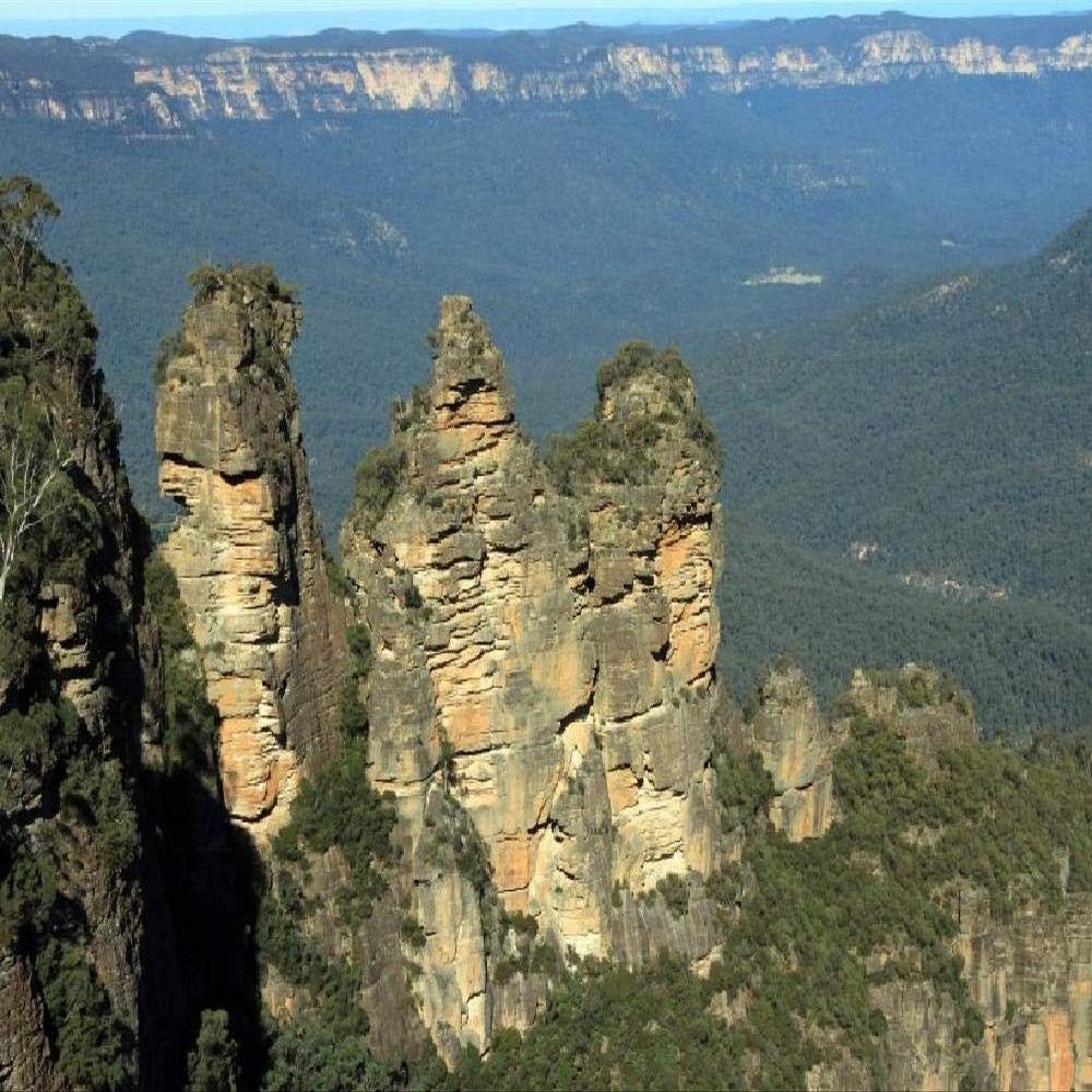 SHILIHOME 5D Diamond Painting Kit, Australian Three Sisters Stone Landscape