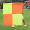 Referee Assistant Flags for Football, Hockey, Training and Competition, 2-Piece Set, Black and Orange view 4