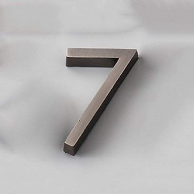 Geeyu ZHaonan Modern 3D House Number, 7, 6 cm (2.36 in)