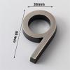 Geeyu ZHaonan Modern 3D House Number, 7, 6 cm (2.36 in) view 3