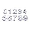 Geeyu ZHaonan Modern House Number 6, 5 cm Self-Adhesive, Silver view 2