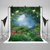 Avezano Enchanted Forest Big Tree and Mushroom Photo Backdrop, 1.2 x 1.8 m view 1