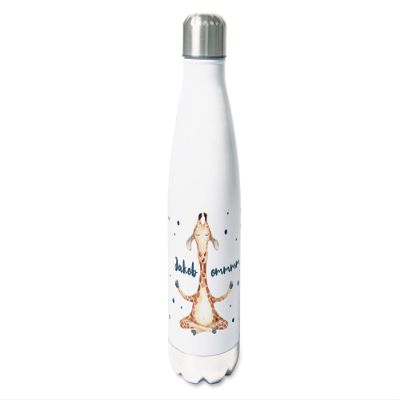 GRAZDesign 500 ml Personalized Stainless Steel Thermos Bottle – Funny Giraffe
