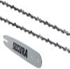 SECURA 2 Ripping Saw Chains + Guide Bar Compatible with Alpina 600 Chainsaw, 50 cm, 3/8 in, 72 Drive Links, 1.5 mm view 1