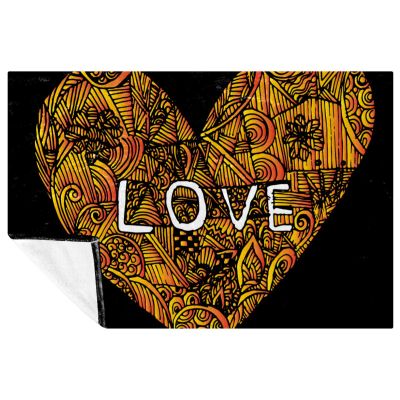 BestIdeas Love Hearth Soft Warm Cozy Throw Blanket, 150 x 100 cm
