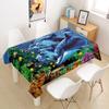 Morbuy Washable 3D Dolphin Tablecloth, Rectangular Water-Resistant Polyester, 55 x 87 in view 2