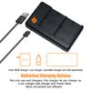LP-E6 2-Pack Rechargeable Replacement Batteries with Dual Charger for Canon EOS 90D, EOS Ra, EOS R, EOS 6D Mark II, EOS 5D Mark IV, EOS 80D, XC10, EOS 5DS, EOS 5DS R, XC15, and More view 4