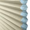 SchattenFreude Custom Honeycomb Pleated Blind for Windows & Doors | 100% Blackout | Screw-Mounted in Glazing Bead | Light Yellow (White Back) | 130–140 cm W x 30–100 cm H view 2
