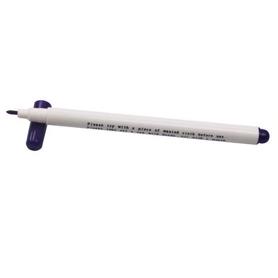 Lankater 1pc Water Erasable Fabric Markers, Disappearing Ink Pens (Purple)