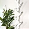 Premium Racks Coat Rack & Hat Shelf - Modern Wall-Mounted Design - White view 2