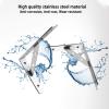 2-Pack Heavy-Duty Stainless Steel Shelf Brackets view 3