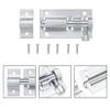 4-Pack 3-Inch Door Bolts, Stainless Steel Slide Latches view 3
