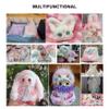 Rainbow Tie-Dye Faux Fur Fabric, 63 in Wide, Soft Shaggy, Pink2, 1 m view 2