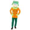 Amscan Adult Kyle from South Park Costume, Fleece Jumpsuit with Attached Mittens and Mask view 2