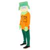 Amscan Adult Kyle from South Park Costume, Fleece Jumpsuit with Attached Mittens and Mask view 3