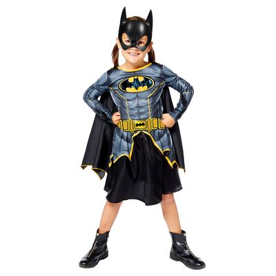 Amscan Batgirl Costume for Kids with Cape, Dress and 3D Mask