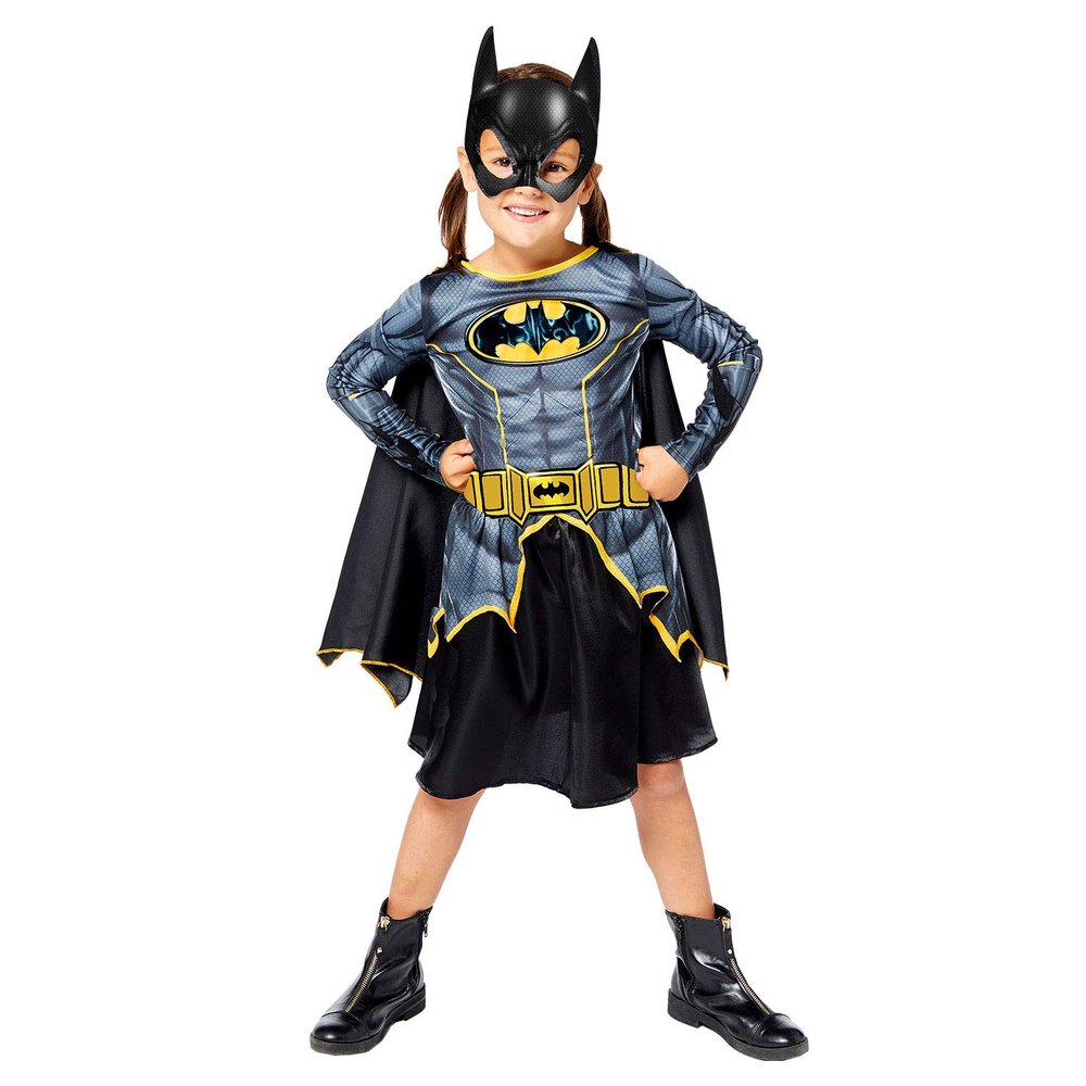 Amscan Batgirl Costume for Kids with Cape, Dress and 3D Mask